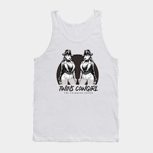 twins cowgirl Tank Top